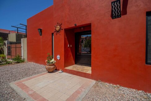 Exterior front door de tamaño grande